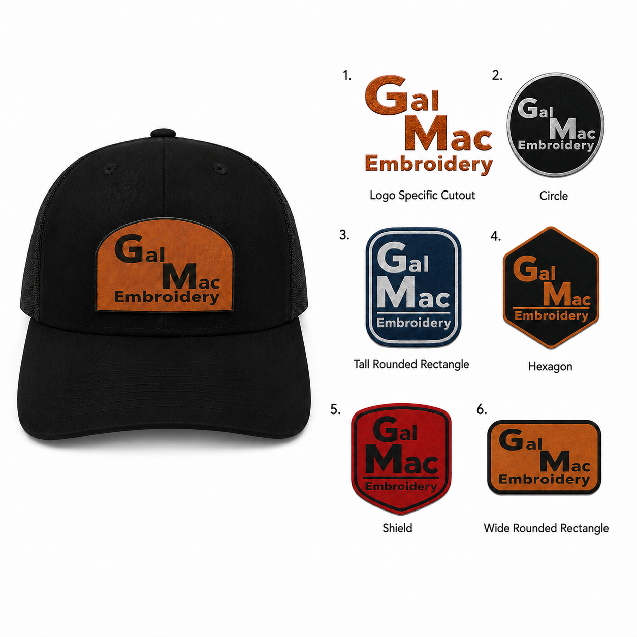 Customizable 'Leather Patch' SnapBacks