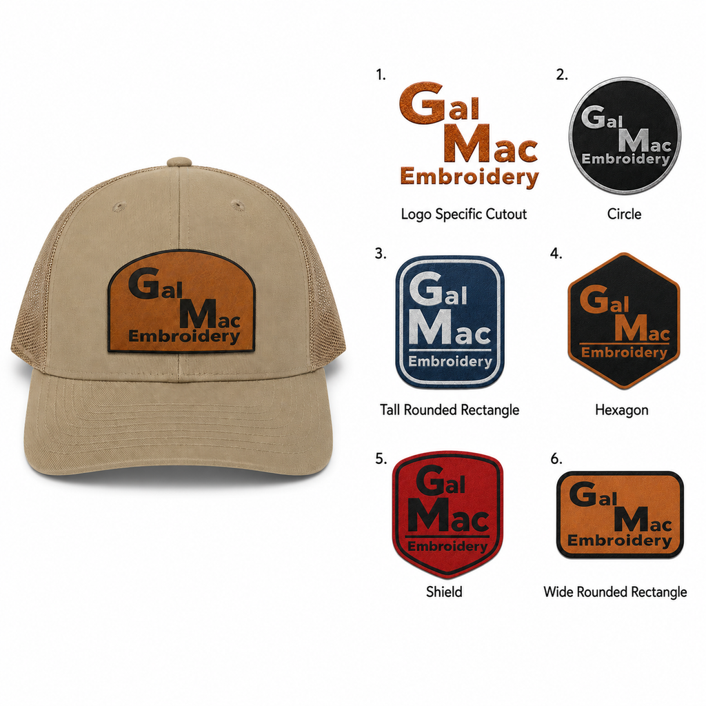 Customizable 'Leather Patch' SnapBacks