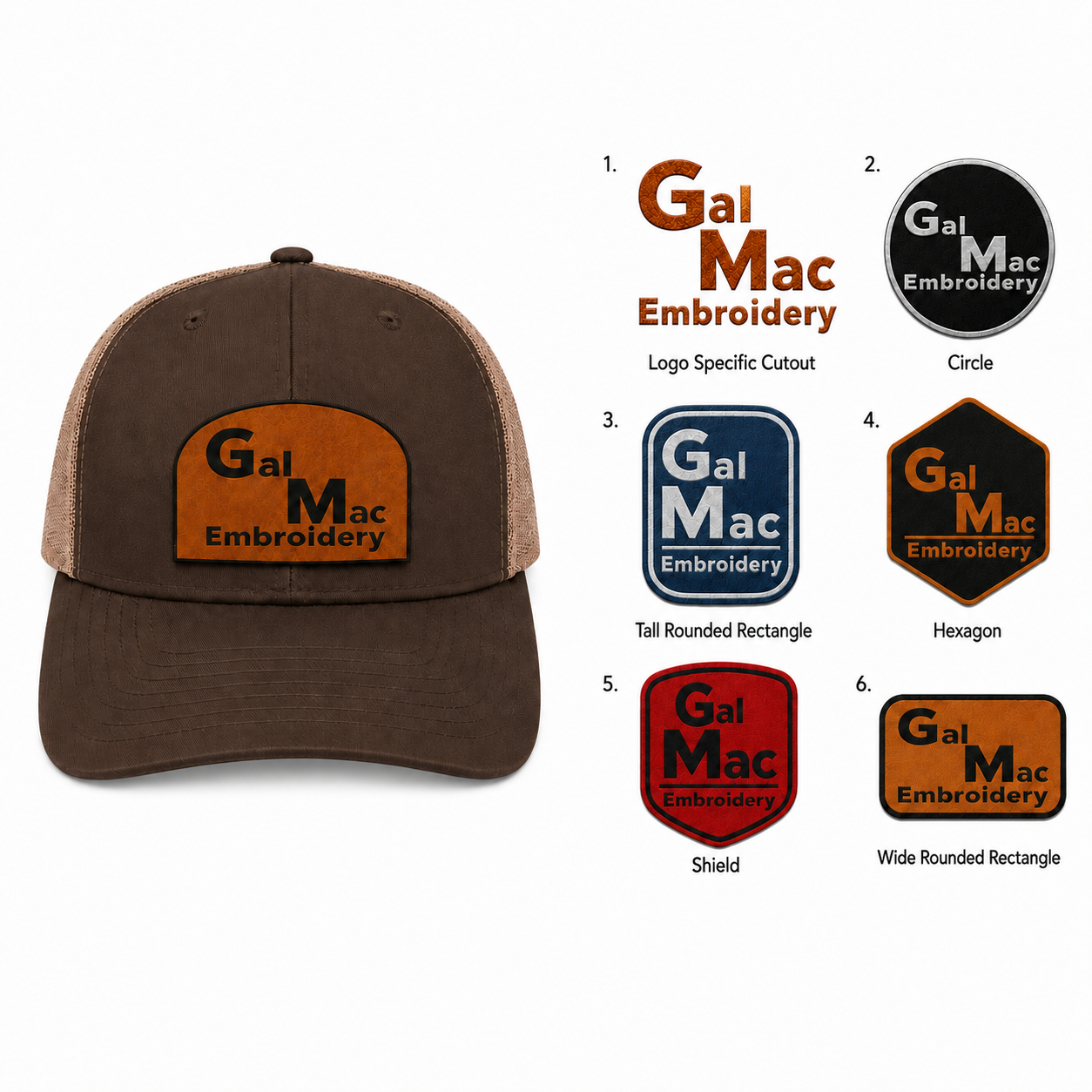 Customizable 'Leather Patch' SnapBacks