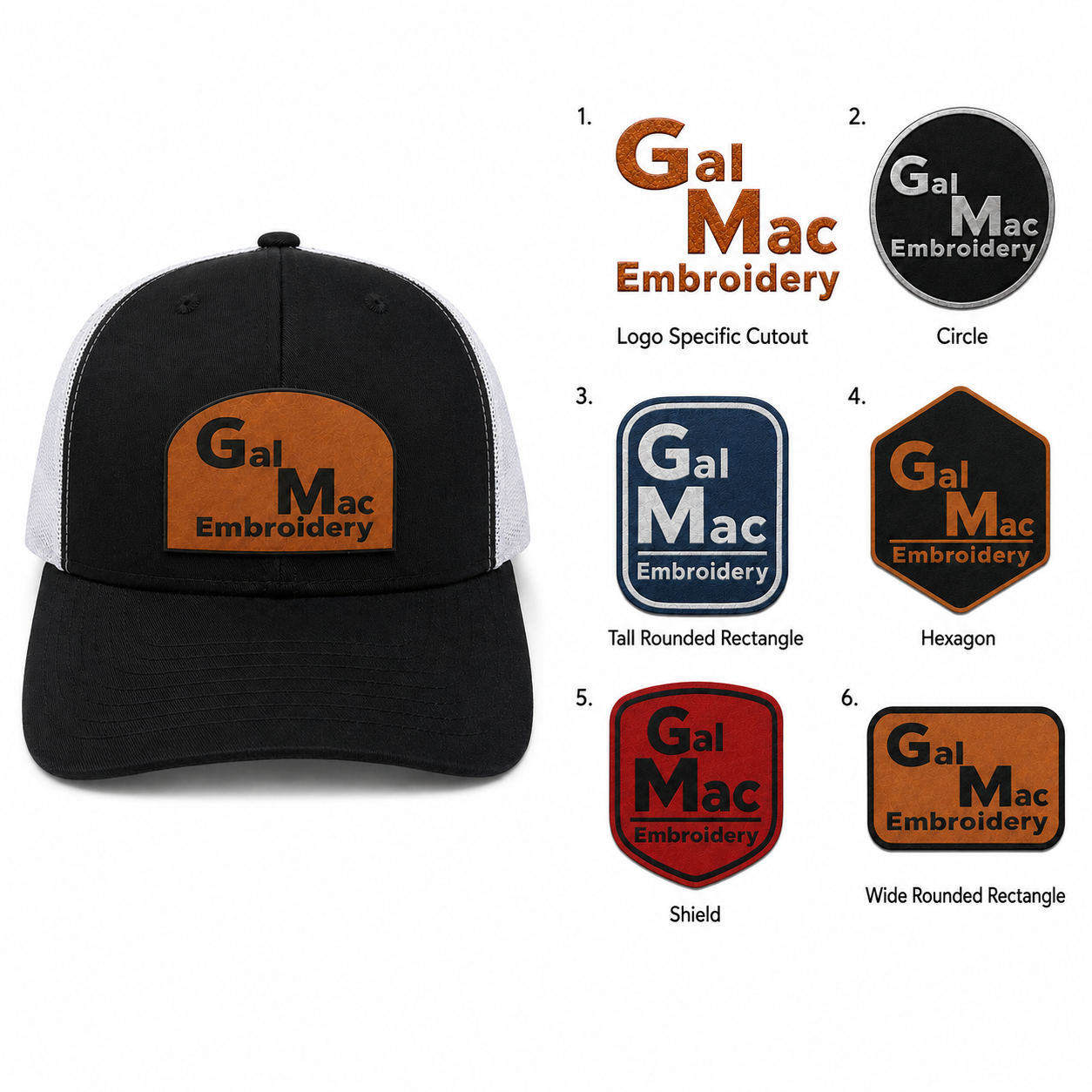 Customizable 'Leather Patch' SnapBacks