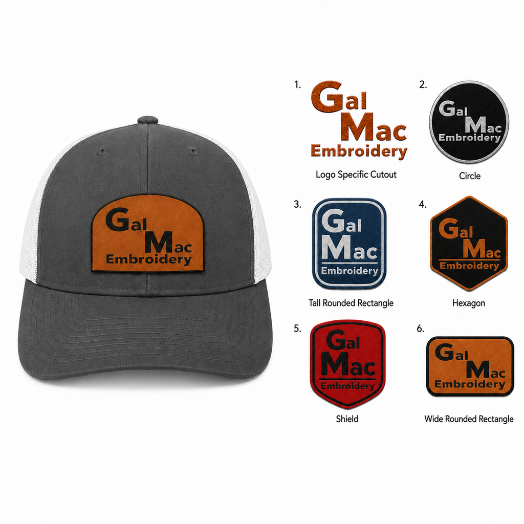 Customizable 'Leather Patch' SnapBacks