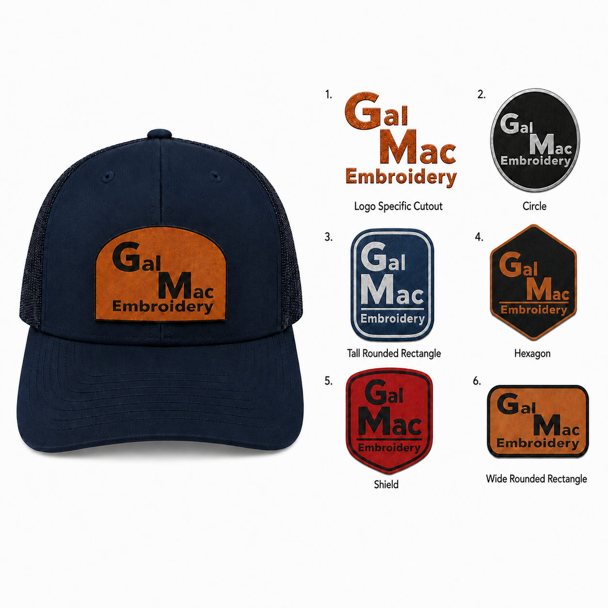 Customizable 'Leather Patch' SnapBacks