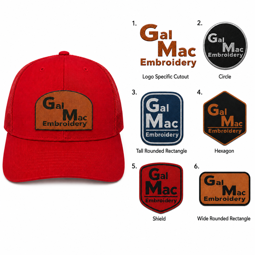 Customizable 'Leather Patch' SnapBacks
