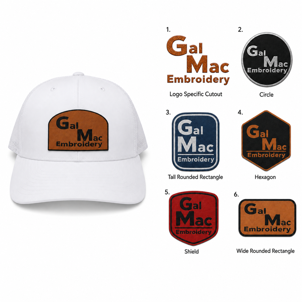 Customizable 'Leather Patch' SnapBacks